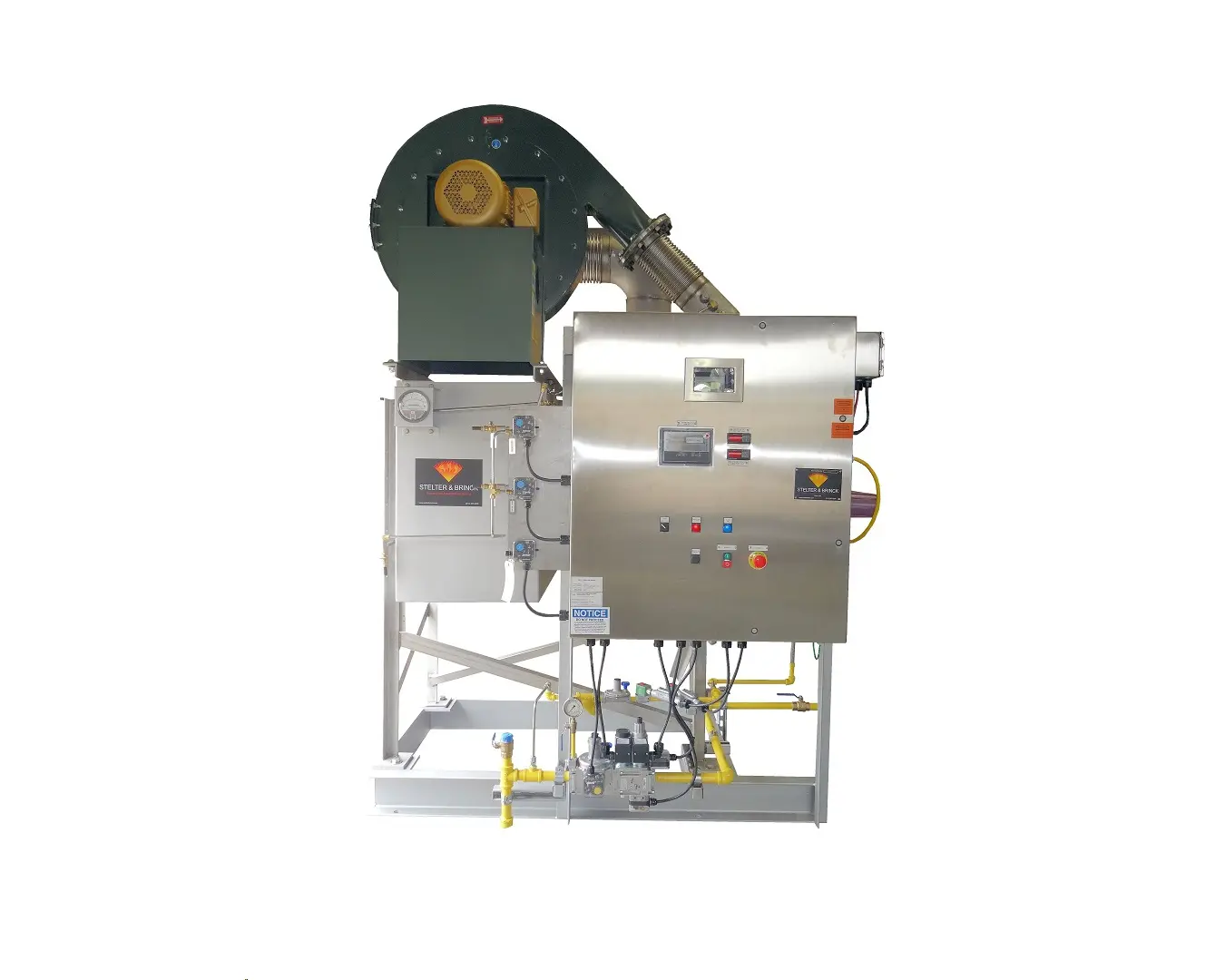 Industrial Duct Gas Fired Process Air Heater
