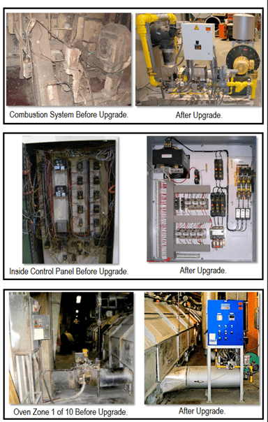 A series of photos showing different electrical systems.