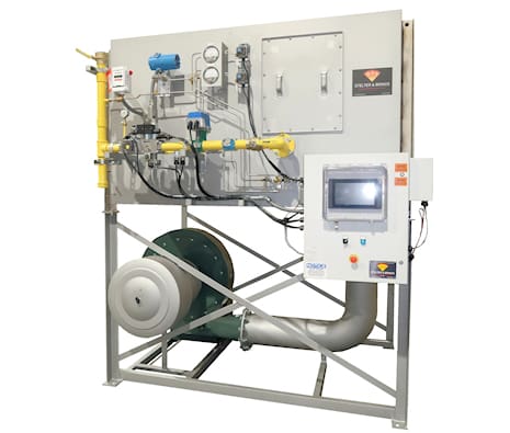Direct Fired Recirculating Hot Air Generator with Slate