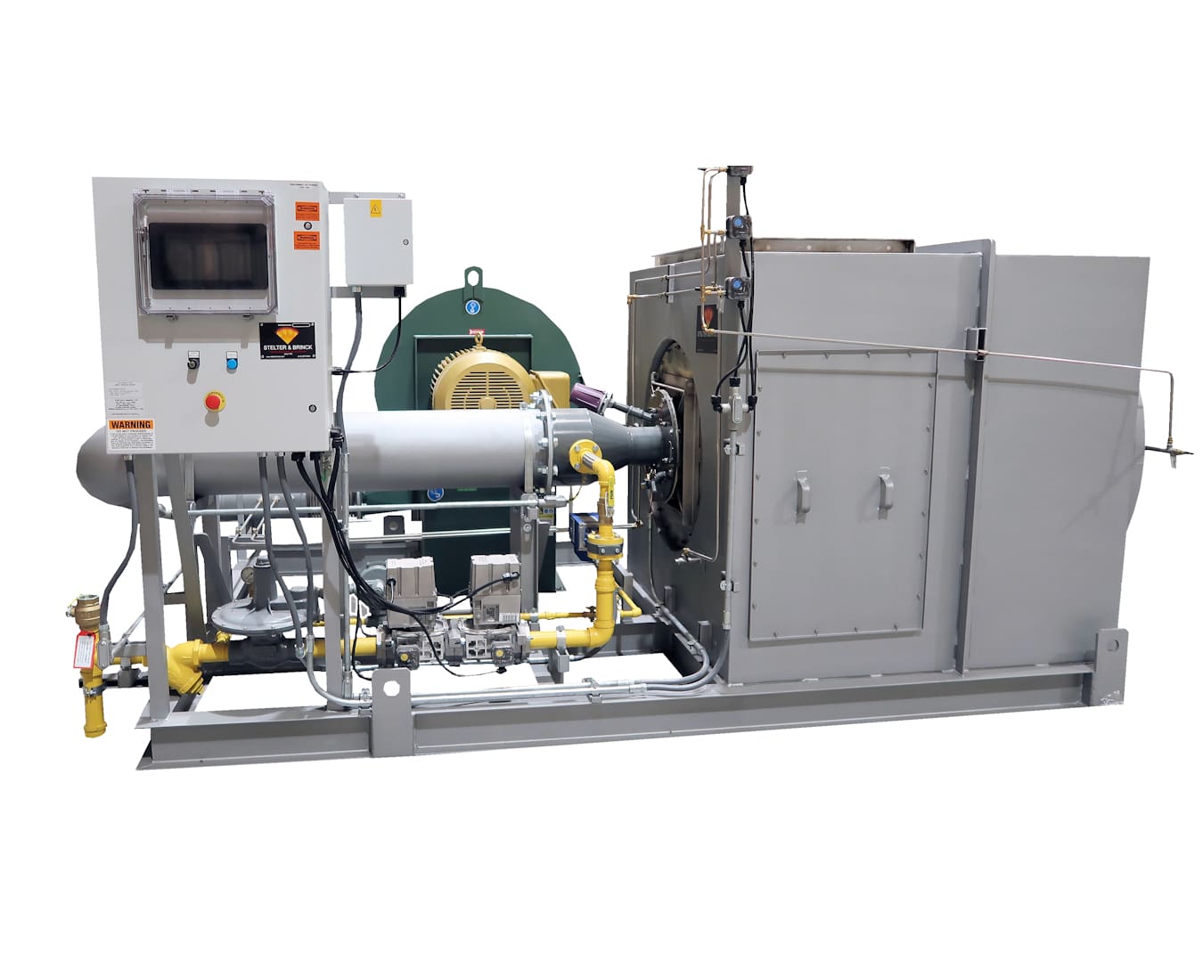 Low-Emissions Vertical Process Air Inlet Heater Current Low-Emissions, Vertical Air Inlet, Process Heater