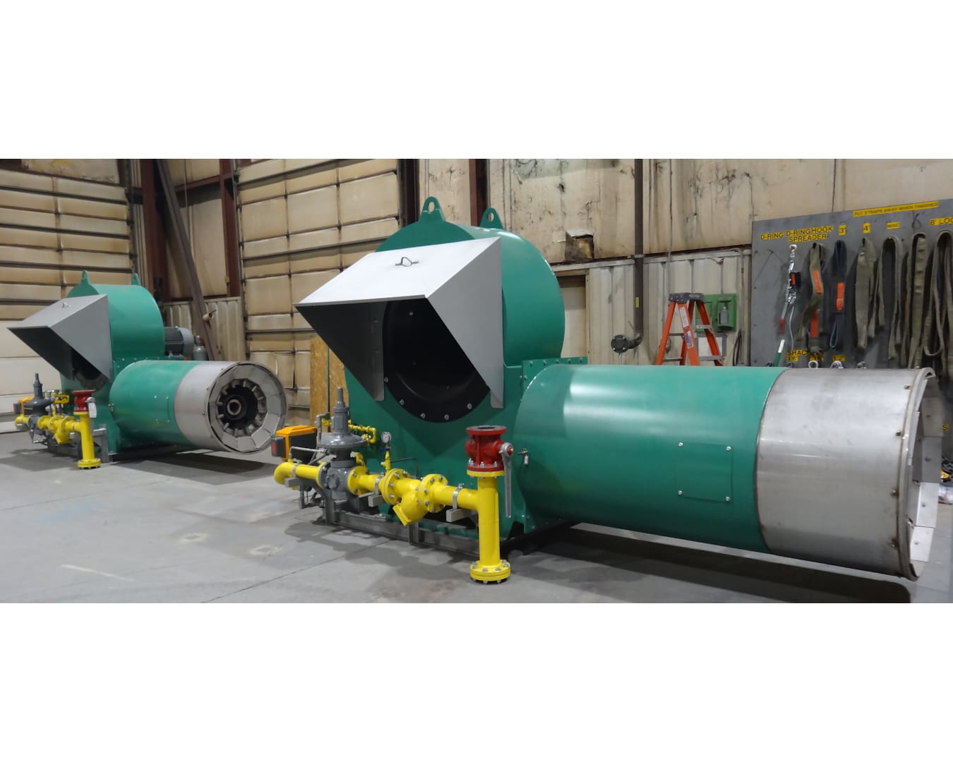 Rotary Combustion System Package Current Rotary Combustion Systems before shipment