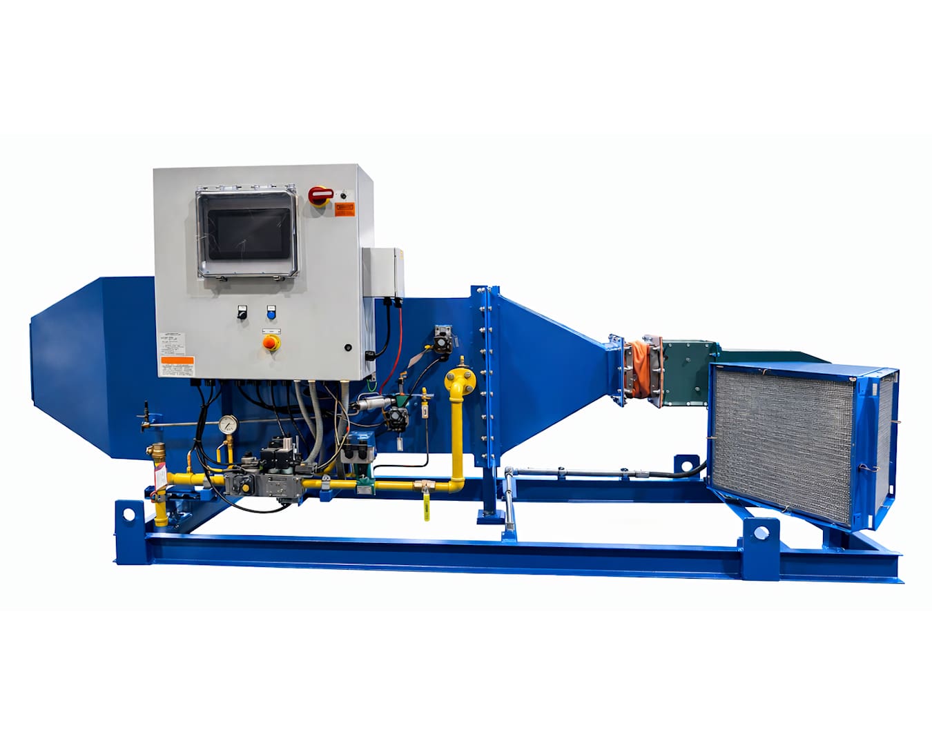 Packaged Process Air Heater with Touch Screen