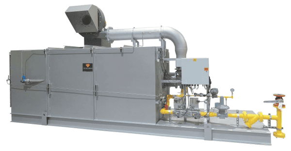 Stelter & Brinck gun-style units are capable of high mass flows and high temperatures.