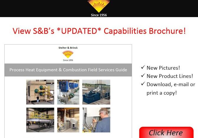 A new s & b 's updated capabilities brochure