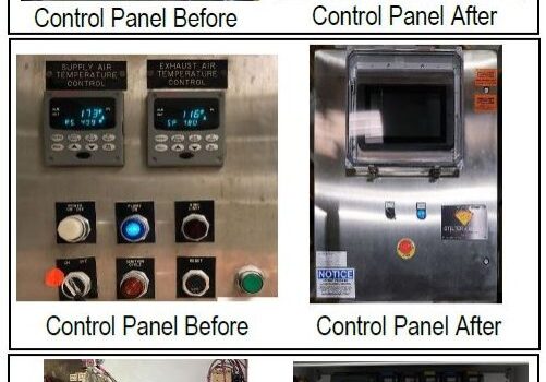 A series of pictures showing different types of controls.